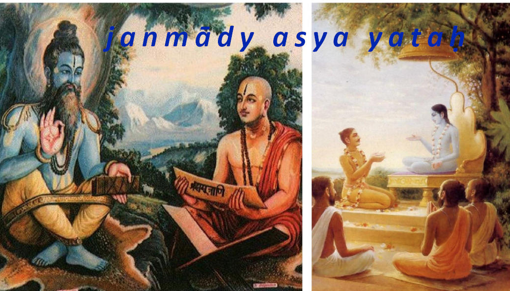 ESTUDANDO O VEDĀNTA-SŪTRA – Com o Govinda-Bhāṣya e o Śrīmad Bhāgavatam.